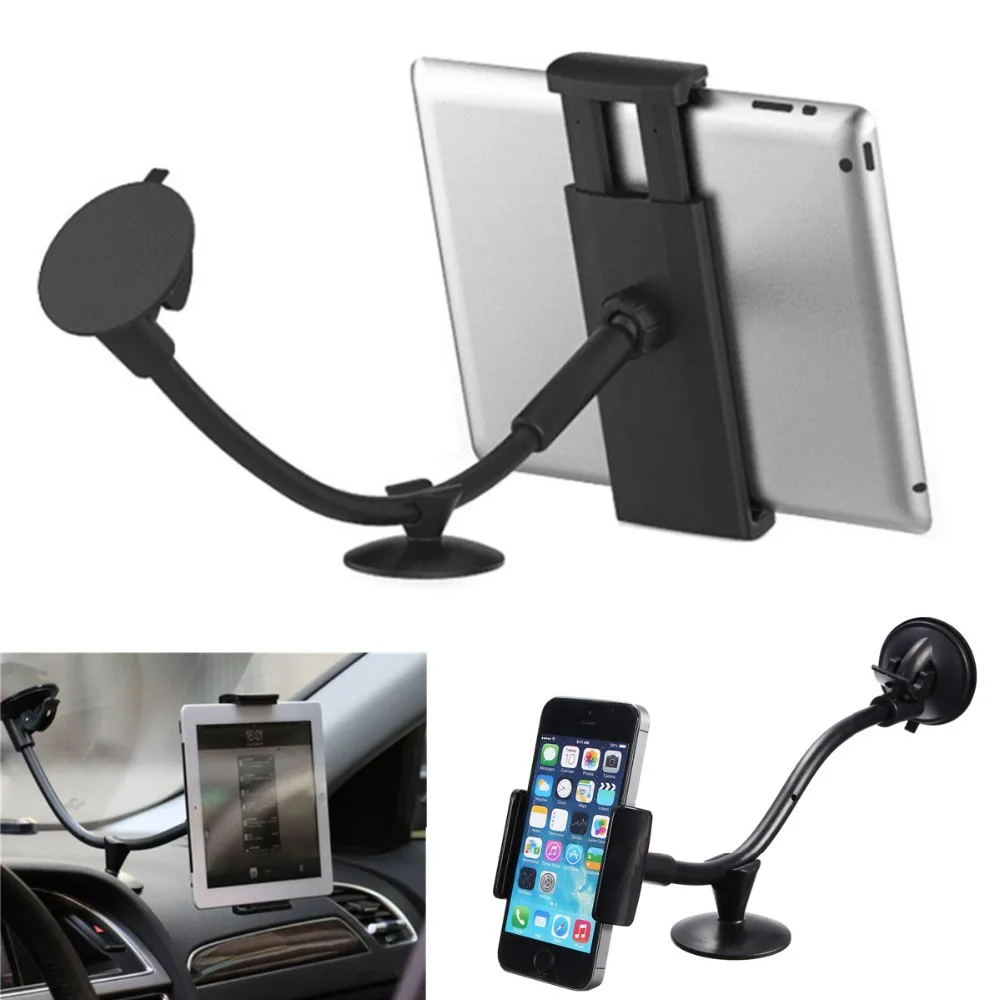 Brazo Flexible de LP-3C para parabrisas de coche, soporte Universal de succión para Smartphone de 3,5-5,5 pulgadas, Tablet PC/navegador/iPad Air de 9-10 pulgadas