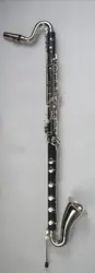 ABS Bass Clarinet ( Low C )pro Level Easy blowing great,236 SILVER plated keys