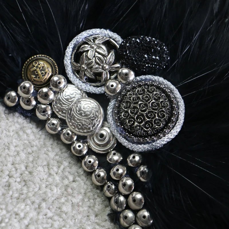 Boutonniere Clips Collar Brooch Pin Wedding Bussiness Suits Banquet Brooch Black Feather Anchor Flower Corsage Party Bar Singer