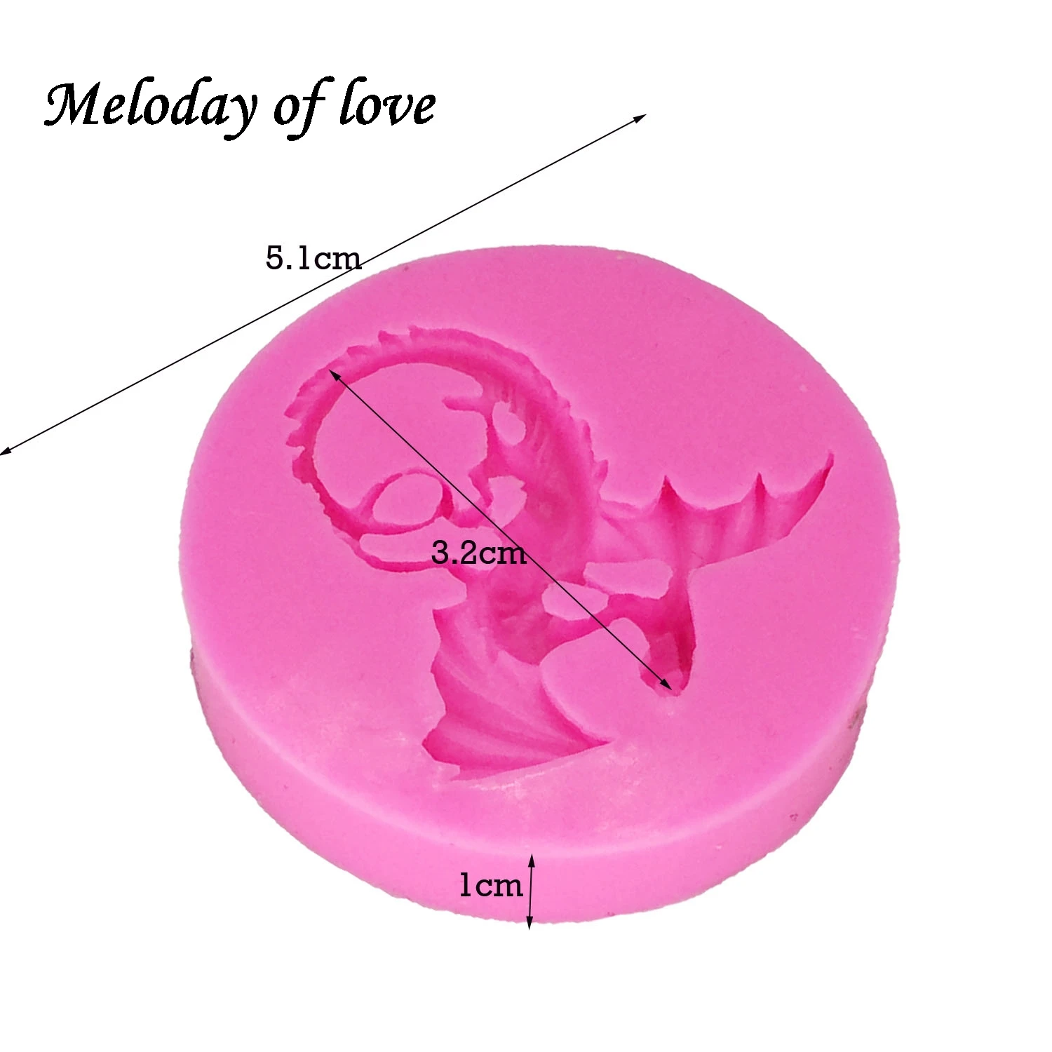 Flying dragon mold Fondant moulds Chocolate Cake Decorating Tools silicone molds for 3D crafts Resin Clay Soap Mold DY0043