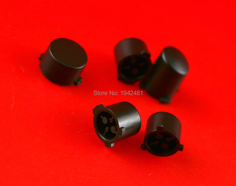 10 مجموعات من أزرار توجيه ABXY من البلاستيك الأسود تحل محل غطاء وحدة التحكم اللاسلكية الرئيسية لوحدة تحكم Xbox One xboxone