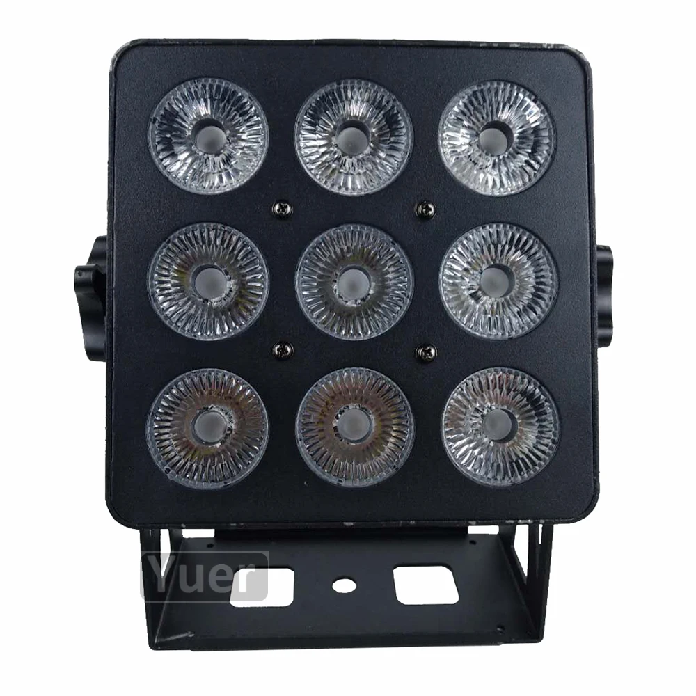 4Pcs/Lot 9x18W LED RGBWA-UV 6IN1 LED Par Light DMX512 6/10 Channel DJ Disco Light Party Club Bar Lighting Stage Wash Effect