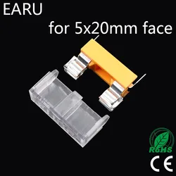 10pcs Panel Mount PCB for 5*20mm  Glass Tube Fuse Holder Case Cover  Casing Mount Base Car Auto Motorcycle Mini Socket Plug