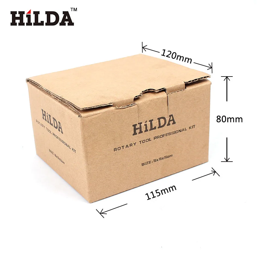 HILDA 248PCS Rotary Tool Accessories for Easy Cutting Grinding Sanding Carving and Polishing Tool Combination For Hilda Dremel