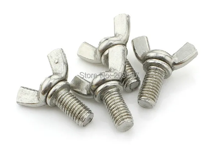 

10pcs M5x12mm 304 Wing Bolt Butterfly Bolt Screws Freeship