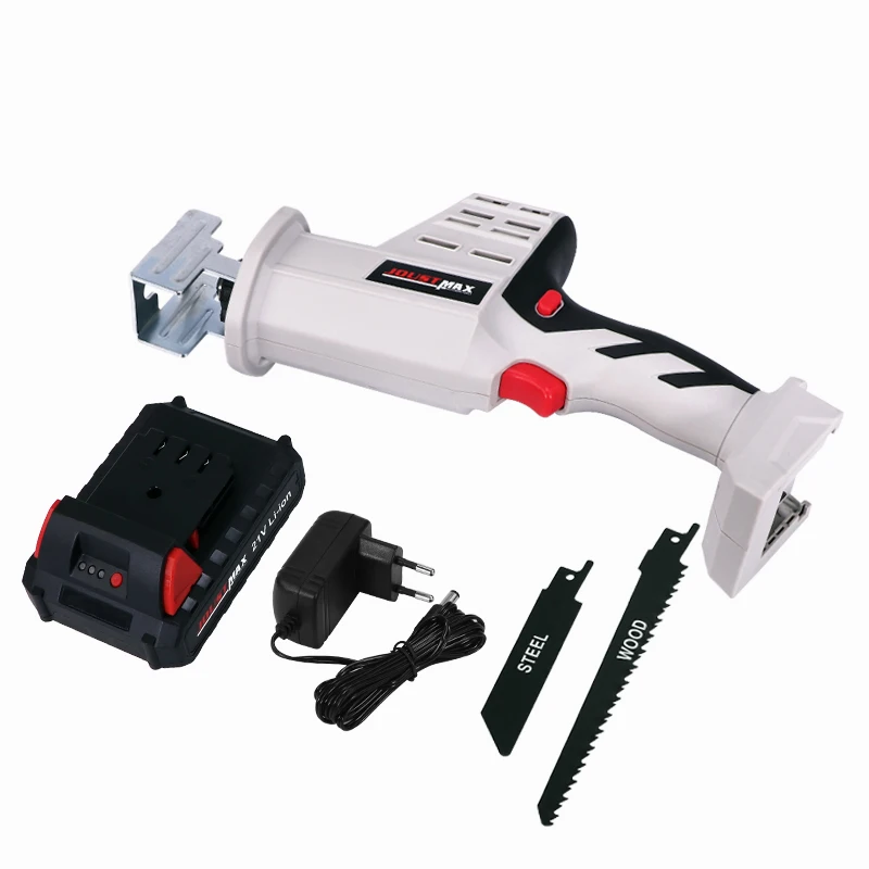 21V Portable Charging Reciprocating Saw Electric Saber Saw for Wood Mutifunctional Power Tools With Lithium Battery