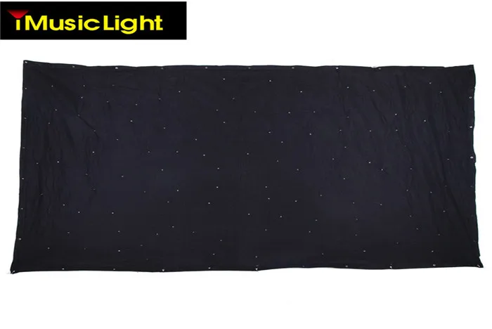 Free shipping 3mx5m Fireproof RGB 3in1 Starlight Curtain, LED Backdrop, LED Star Cloth,DJ backdrop LED starcloth stage drape