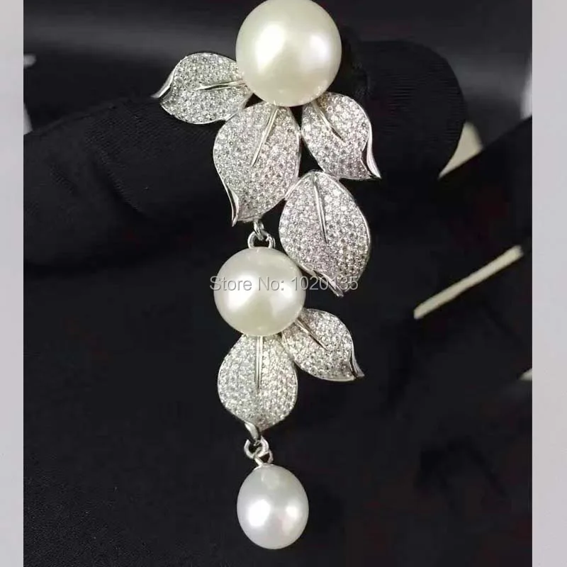 freshwater pearl white near round flower 8-9mm  necklace earring  nature beads wholesale 18inch  FPPJ