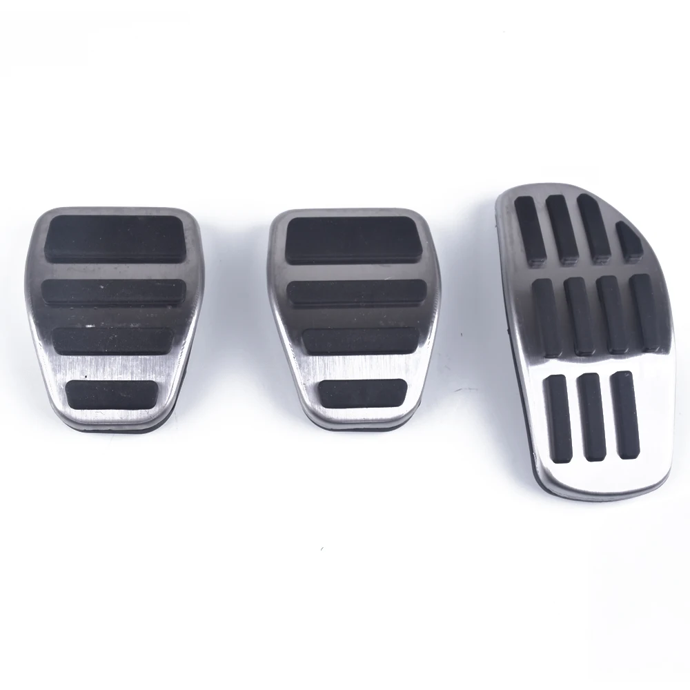 Aço inoxidável Gás Combustível Pedal de Freio Pads, Capa para Nissan Qashqai J11, 2014-2018, X-Trail, Vampira, T32, Chutes, Altima 2019, Micra, AT, MT