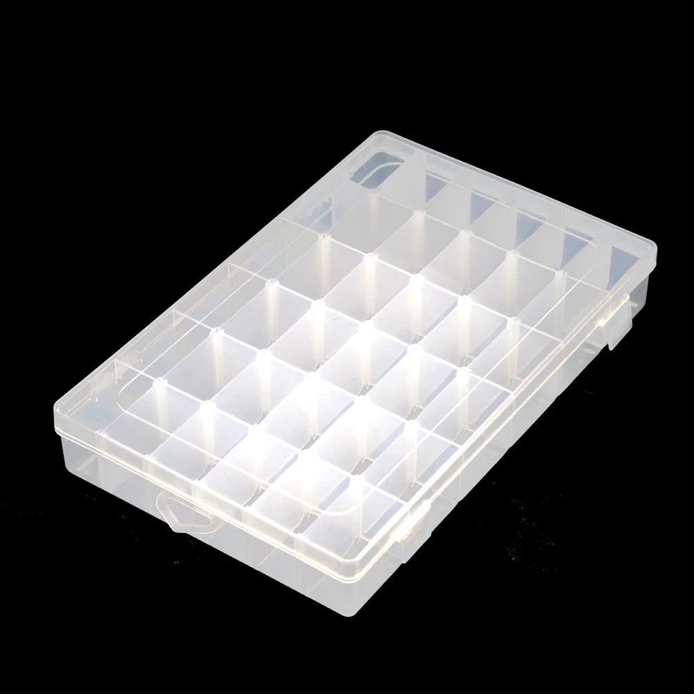 36 Grids Plastic Thread Bobbins Spool Floss Organizer Storage Box for Floss Cross Stitch Thread Card Holder Sewing Tools