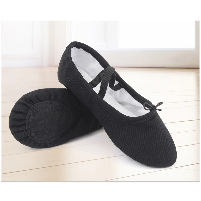 Balletschoenen Canvas Voor Meisjes Kinderen Dans Slippers Split Zool Gymnastiek Yoga Dansschoenen Voor Kinderen Ballerina