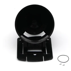 Black Gauge Pod Bracket 60mm Racing Gauge Pod Gauge Cap Car Meter Cap Dash Pod Mount Holder Plastic Gauge Pods