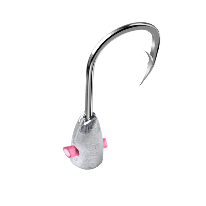 Ufishing Japan Overturned Fishing Hook Titanium Tungsten Barbed Fishhook Tin Jig Head Hooks New Fishing Tackle