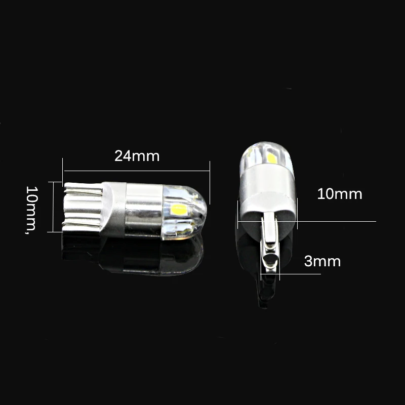 2Pcs T10 W5W for Samsung Chip white LED Eyebrow Eyelid Light Bulb For Opel Astra h j g Corsa Zafira Insignia Vectra b c d