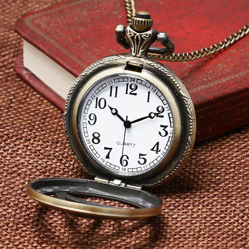 2017 Vintage Hot Thiết Kế Bảo Bối Tử Thần Hallows Thiết Kế Pocket Watch Bronze Vòng Cổ Bằng Đồng Với Chuỗi Đàn Ông Phụ Nữ Kids Món Quà Sinh Nhật