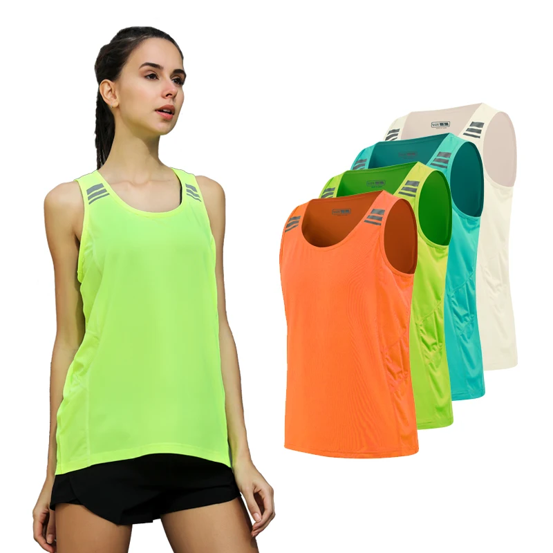 Yoga Vest Solid Color Loose Comfortable Quick Drying Top Mesh Running Summer Gym Sports Sleeveless Workout Women Fitness Tank