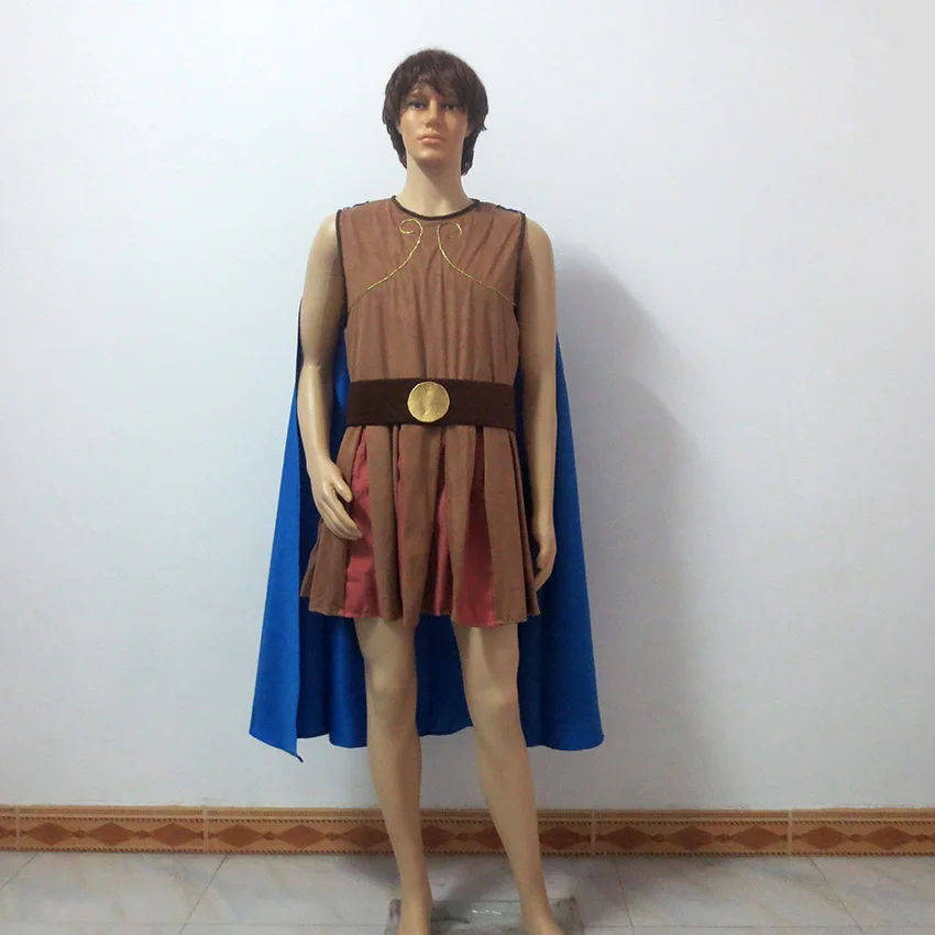 Hercules Roman Gladiator Roman Warrior Christmas Party Halloween Uniform Outfit Cosplay Costume Customize Any Size