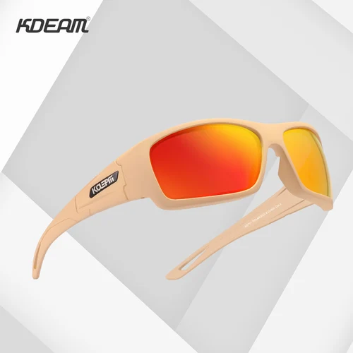 KDEAM-gafas de sol polarizadas deportivas para hombre, lentes de revestimiento multicapa, para conducir, pescar y explorar, nuevas