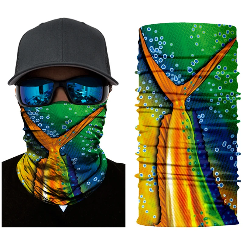 Outdoor Sport Light Bandanas Magic Scarf for Fishing Lure / Fly Fishing Head Cover Wind UV proof Head Band