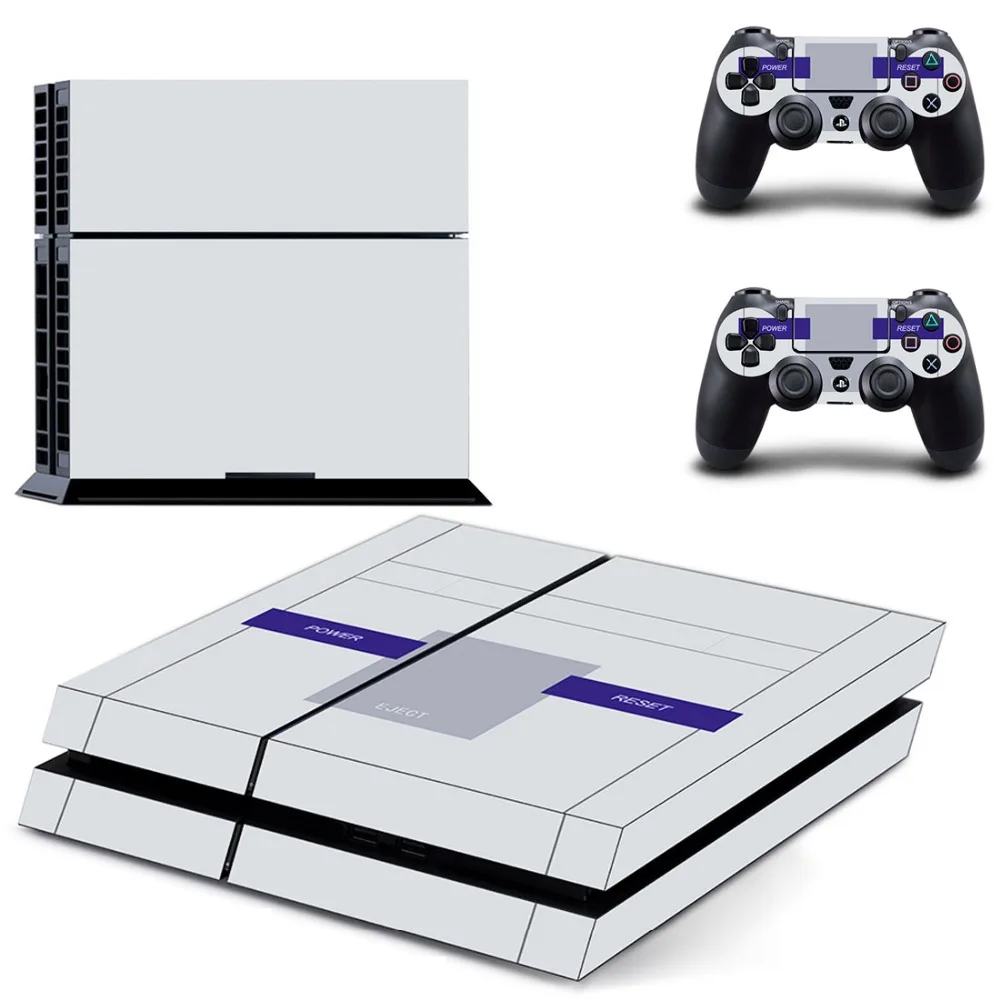 الطاقة وإعادة تعيين PS4 الجلد ملصق مائي لسوني بلاي ستيشن 4 وحدة التحكم و 2 تحكم PS4 الجلد ملصق الفينيل