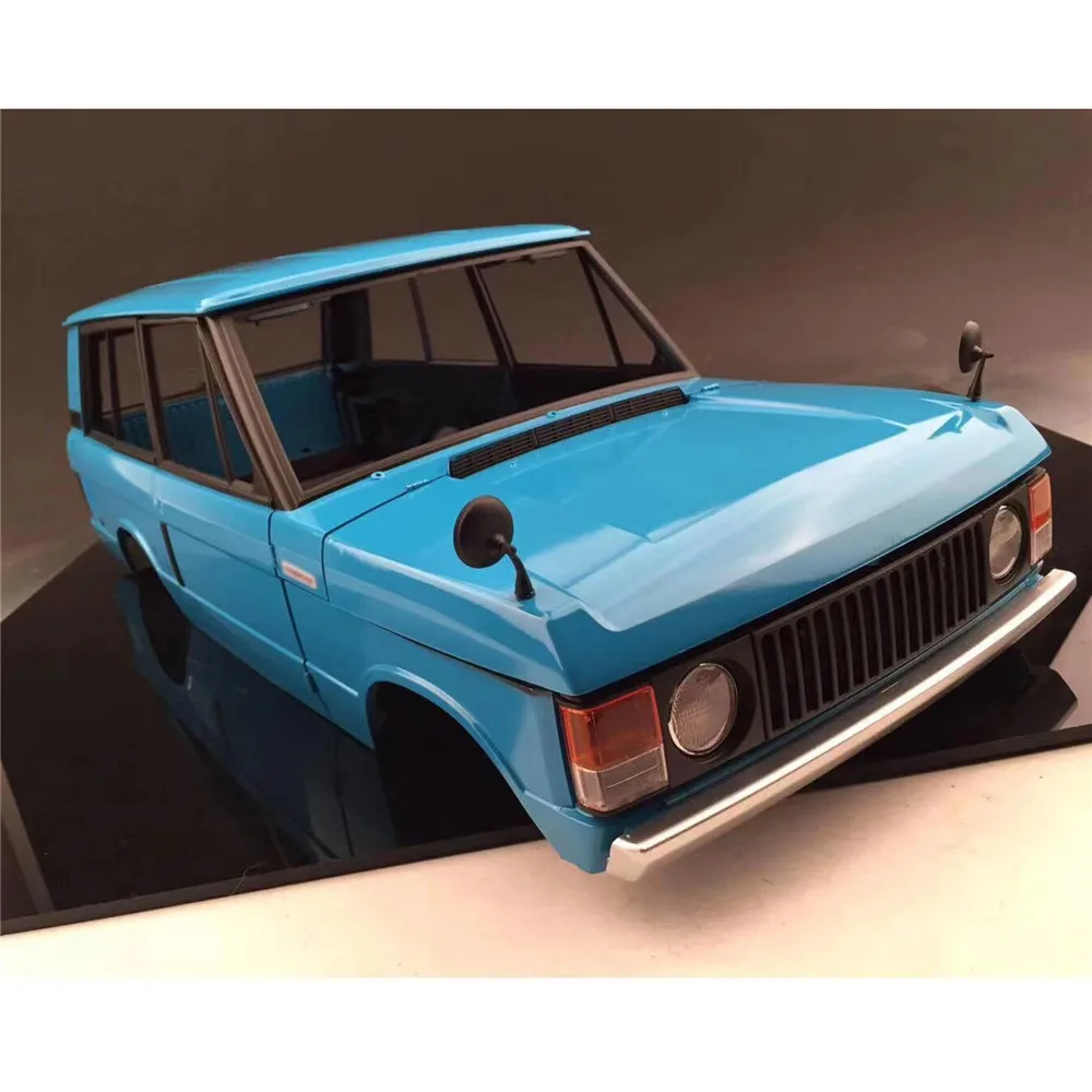 1/10 Scale Classic Range Rover Body Shell Kit Full Set of windows, Electroplate Bumper, Door Handle, Rearview Mirror RC Car Part