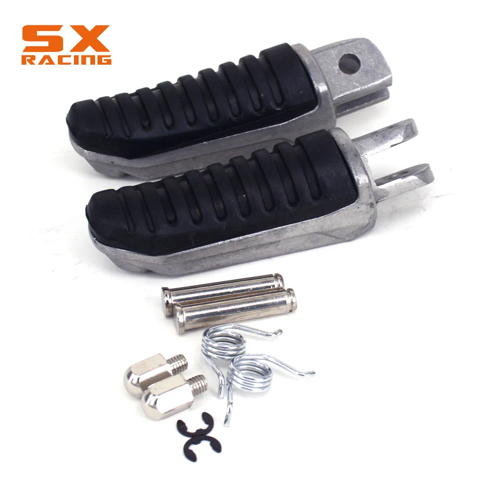 Motorcycle Street Bike Front Foot Pegs Pedal For SUZUKI Hayabusa GSX1300RR GSX650 GSX1400 V-Strom 650 DL650 DL1000