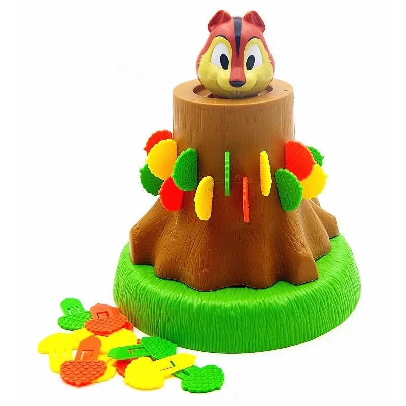 

Creative Funny Squirrel bouncing bucket decompression toy party board game Desktop Family Party Game Toy Birthday gift