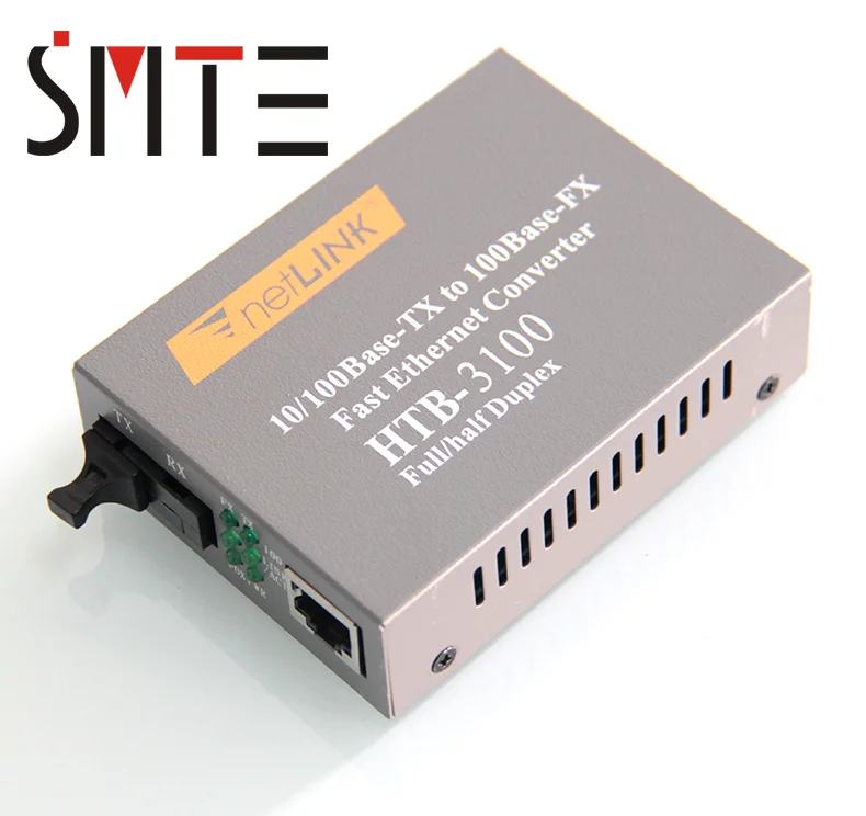 

A side или B side HTB-3100 HTB-3100 A/B 25KM netLINK 10/100M однорежимный одноволоконный WDM волоконный медиа-конвертер