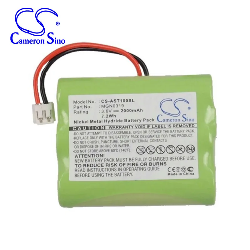 CameronSinoo 2000mah battery for Ascom EFT20-S EFT20-R  MGN0319 Payment Terminal Battery