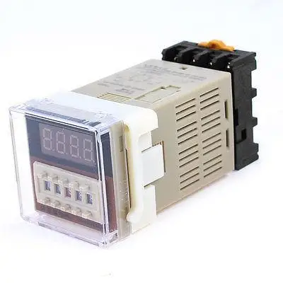 DH48S-2Z 8 Pins DPDT 2 Groups Contacts 0.01s-99H99M Programmable Timer H5CN Time Relay