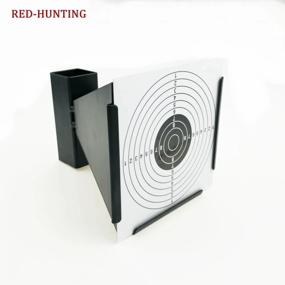 Tactical Metal Square Target Accessory Hunting Shooting Steel Archery Airsoft Gun Slingshot Bullet Black Shooting Target