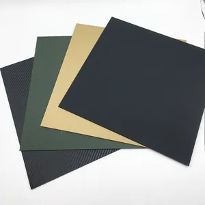 300*300mm DIY Knife Material Making Knife K Sheath Case Kydex K200 Carbon Fiber Plastic Plate Hot Python Maple Leaves Symbol 9 Main Sales Kydex Board - №3