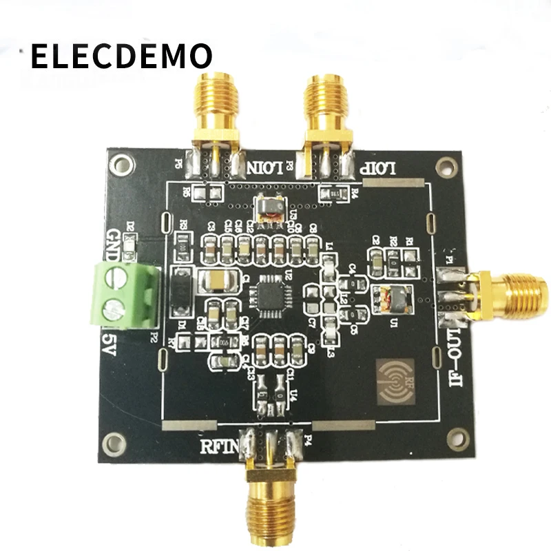 Panneau de démonstration de fonction de signaux de couplage, ADL5801, Double Balchoses, Active Mall Tech Upmixing, Downmixing Balun