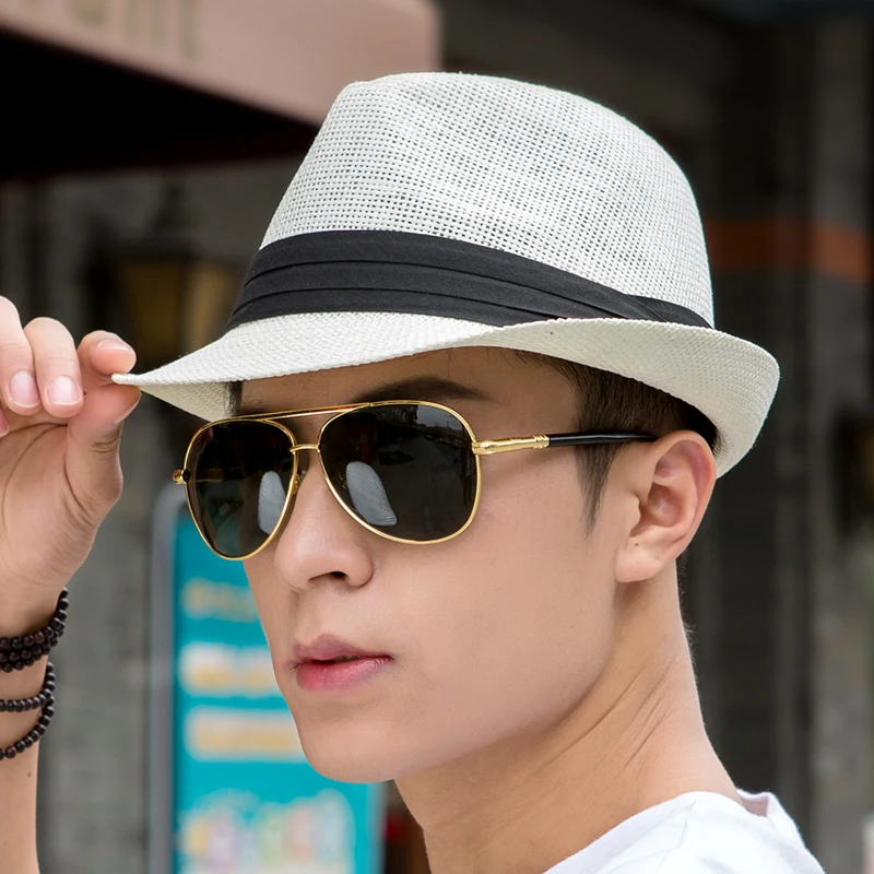 wholesale 2018 New Fashion women men  Sun Hat For Boys Summer Caps Casual Straw Caps Children Solid Colors Bonnet girl Hats