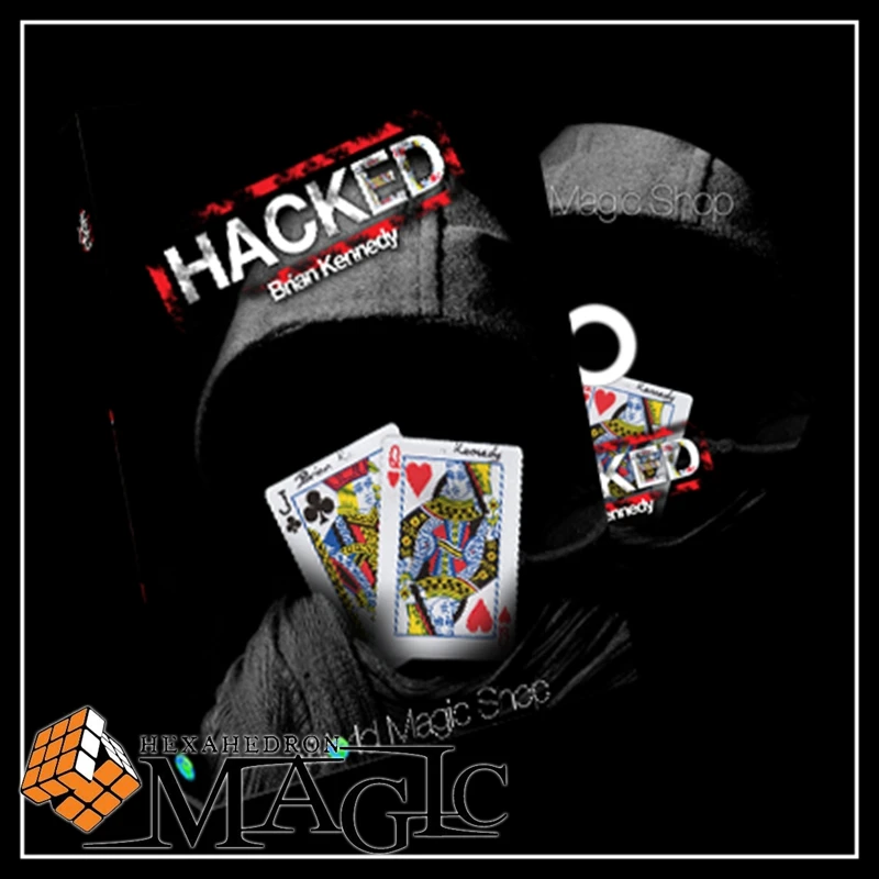 Hacked ( and Gimmick) by Brian Kennedy   /  close-up card magic trick  /  wholesale