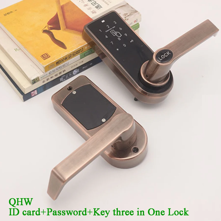 Smart Door lock Mechanical Key Lock Keychain Digital Lock Electronic Handle Lock Knob lock Anti-theft Optional Bluetooth TTLOCK