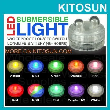 

FREE SHIPPING FACTORY SUPPLIRE SUPER Bright RGB DOUBLE LED Submersible Battery Mini led Fairy Lights