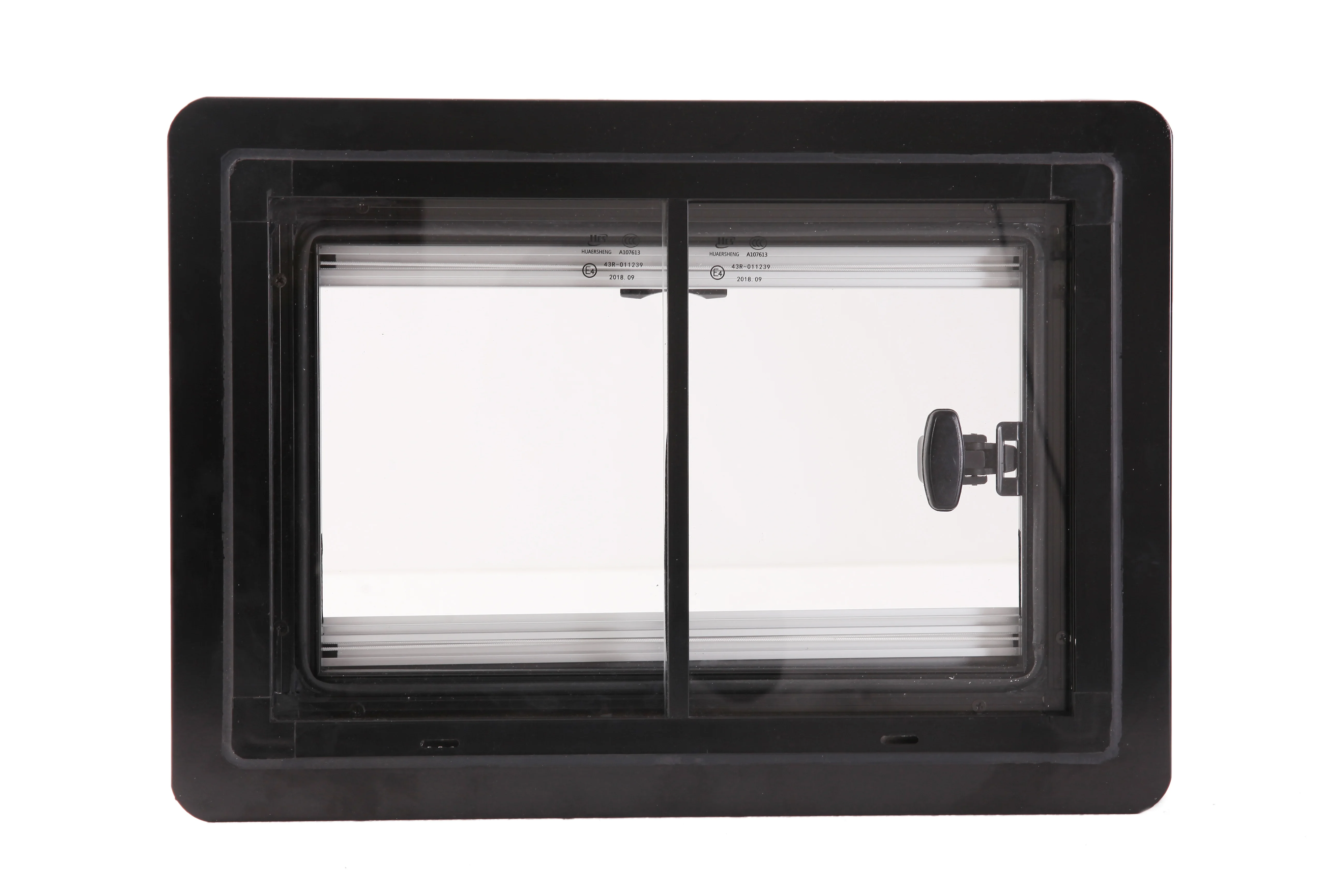 RV Caravan Sliding Window Ventilation Hatch With Screen& Blind Tempered Glass MG15RW-SL