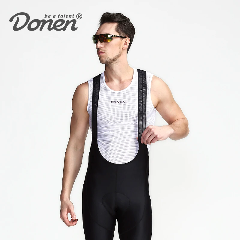 DONEN Pro Team Summer Cycling Bib Shorts Moisture Wicking Bike Shorts Pants  6D Carbon fiber Pad chamois bicycle bib shorts MTB