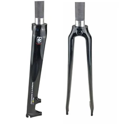 ROTUNDO Carbon alloy  Fork 700C 1-1/8 3k disc Brake carbon road bicycle fork bike parts 28.6mm Bicycle Accessories
