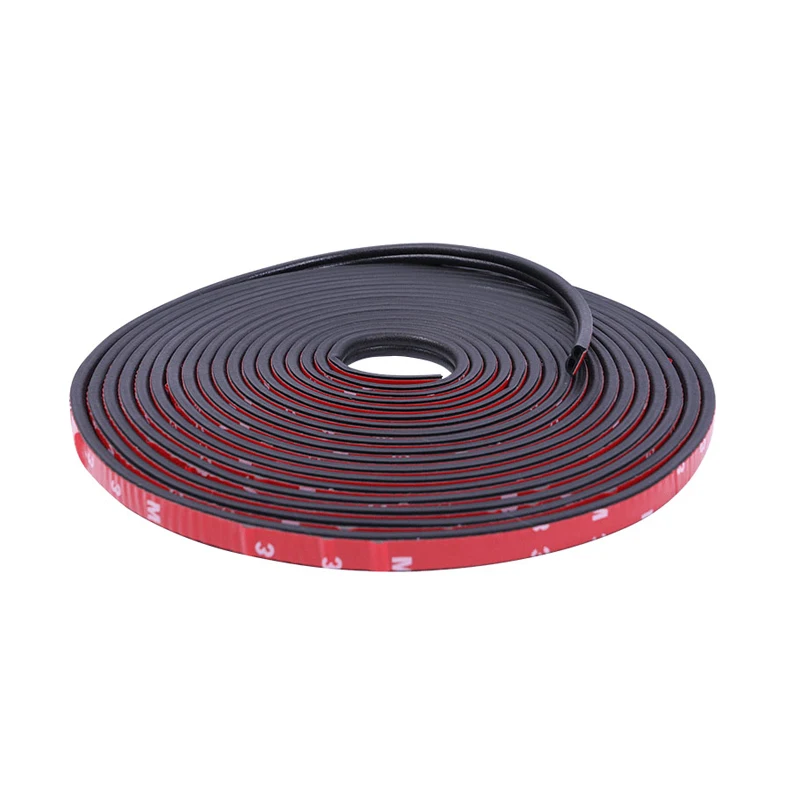 Car-styling 2Meter B Z P D Type Car Rubber Seal Sound Insulation Weatherstrip Edge Trim Noise Insulation Car Door Sealing Strip