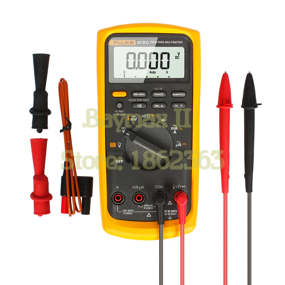 

Fluke 87VC industrial multimeter F87V/C Ex Intrinsically Safe True RMS Multimeter temperature Conductance tester