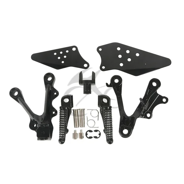 Motorcycle Driver Rider Footpeg Pegs Footrest Bracket For Kawasaki Ninja ZX6R 2009-2024 ZX636 2013-2024 view 2