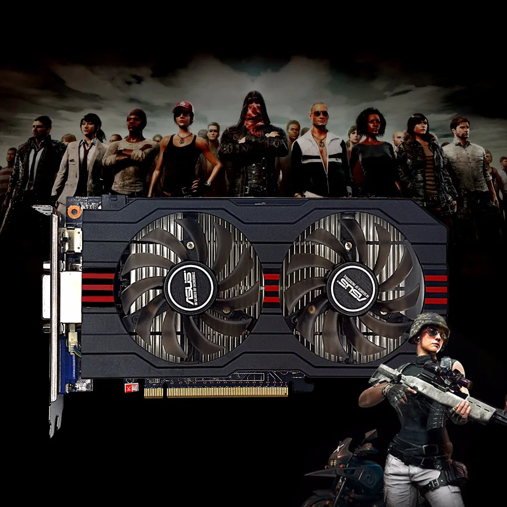 Imagem -04 - Placa Gráfica de Vídeo Asus-gtx 750ti 2g Gddr5 128bit Cartão Gaming Boas Condições 100 Testado Usado