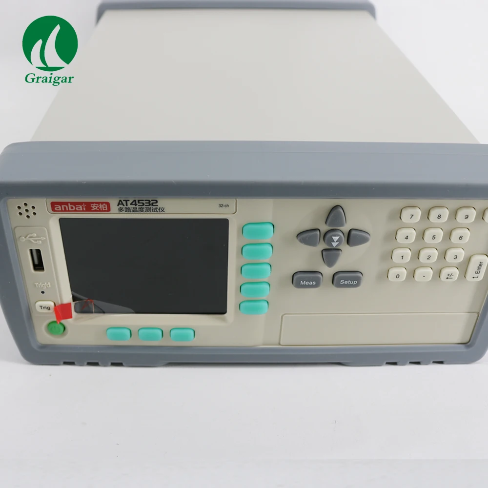 AT4532 อุณหภูมิอุตสาหกรรม Thermocouple เครื่องวัดอุณหภูมิเครื่องบันทึกอุณหภูมิ