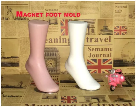 

Free Shipping!! High Quality Men Plastic Foot Mannequin Male Mannequin Foot Made In China