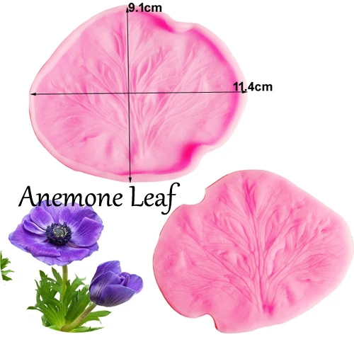 29 Styles Lily Rose Lotus Maple Anemone Leaf Silicone Veiner Fondant Sugarcraft Gumpaste Flower Clay Water Paper Mold C336