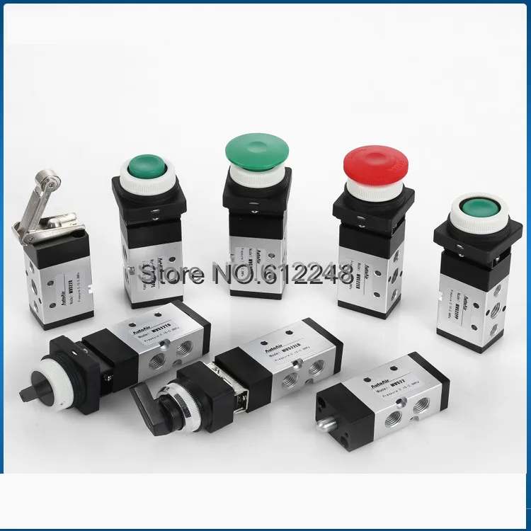 

G1/4" MV522 MV522R Machinery mechanical Pneumatic Valve MV522PP MV522PPL MV522PB MV522EB MV522TB