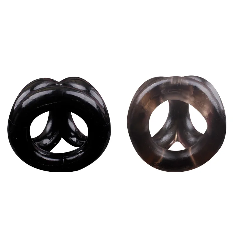 Master Anello per il pene triplo duraturo Prodotto erotico per uomini Estensore ed ausilio per il ritardo Gabbia a 3 anelli per indirizzi dell'impotenza ed erettile