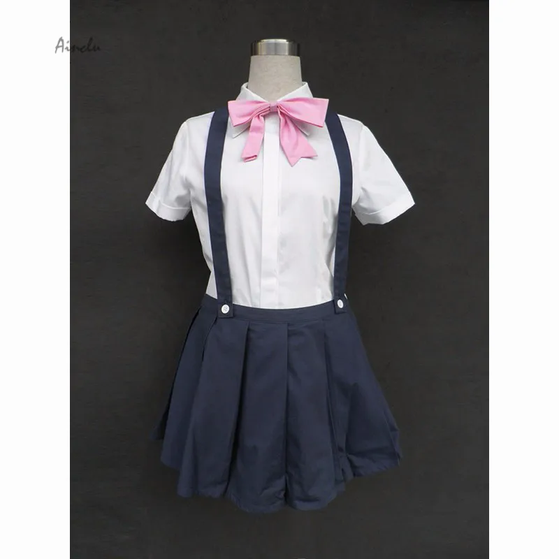 Ainclu When They Cry Anime Cosplay Ni Erika Furudo Halloween Costume Customize for adults